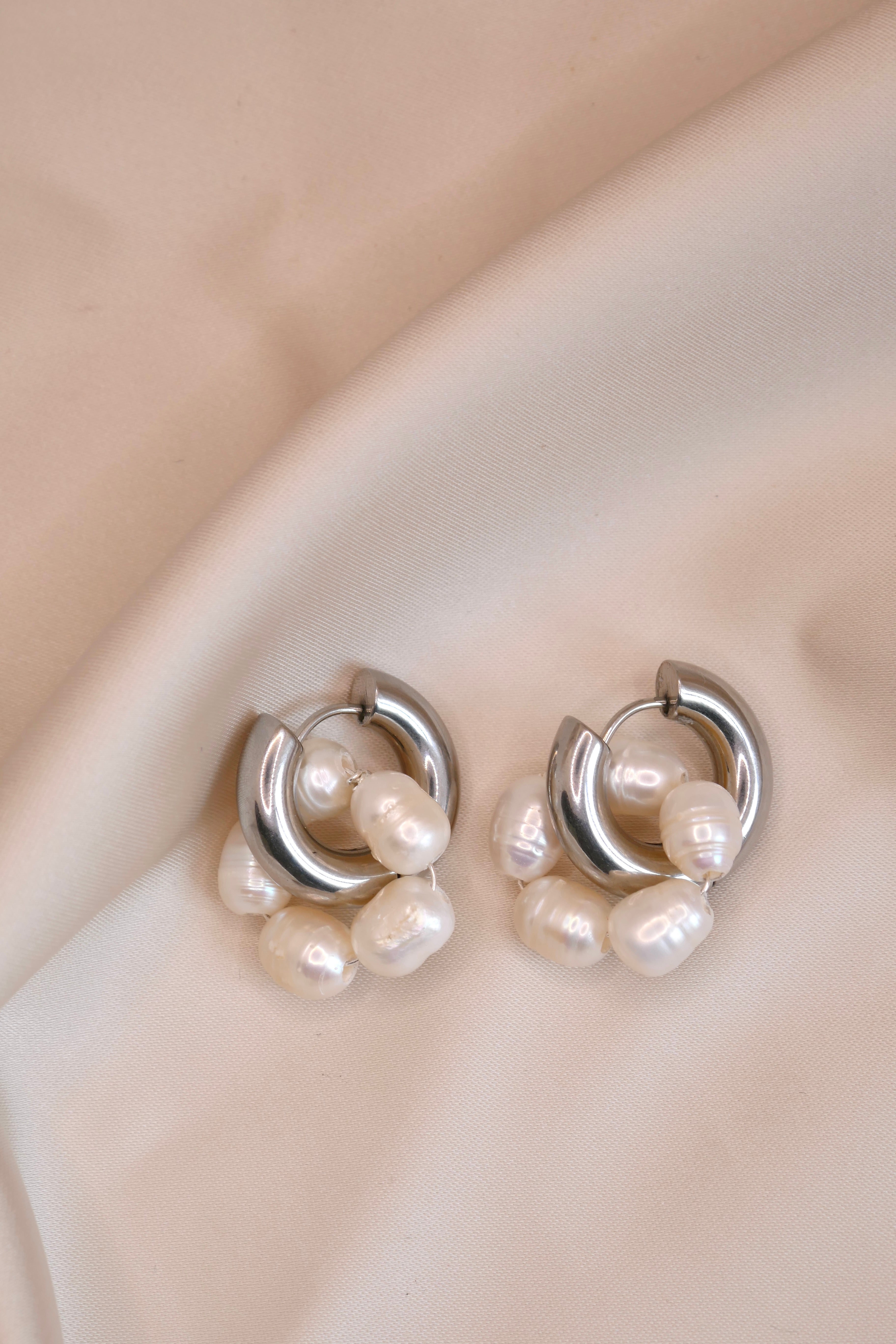 Boucles d’oreilles La Perla argent