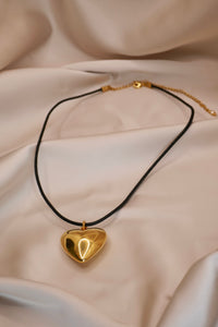 Collier Cœur Noir