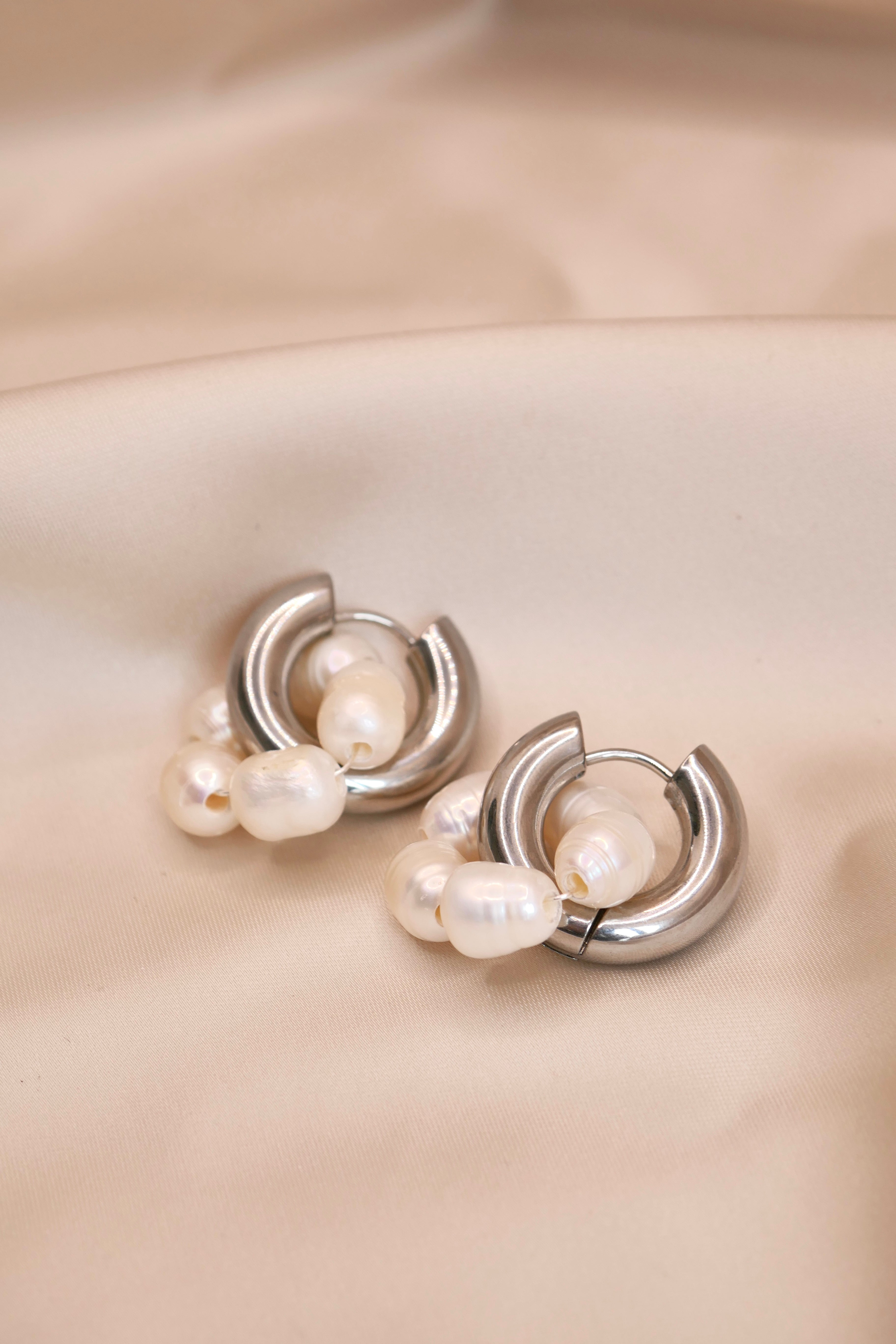 Boucles d’oreilles La Perla argent