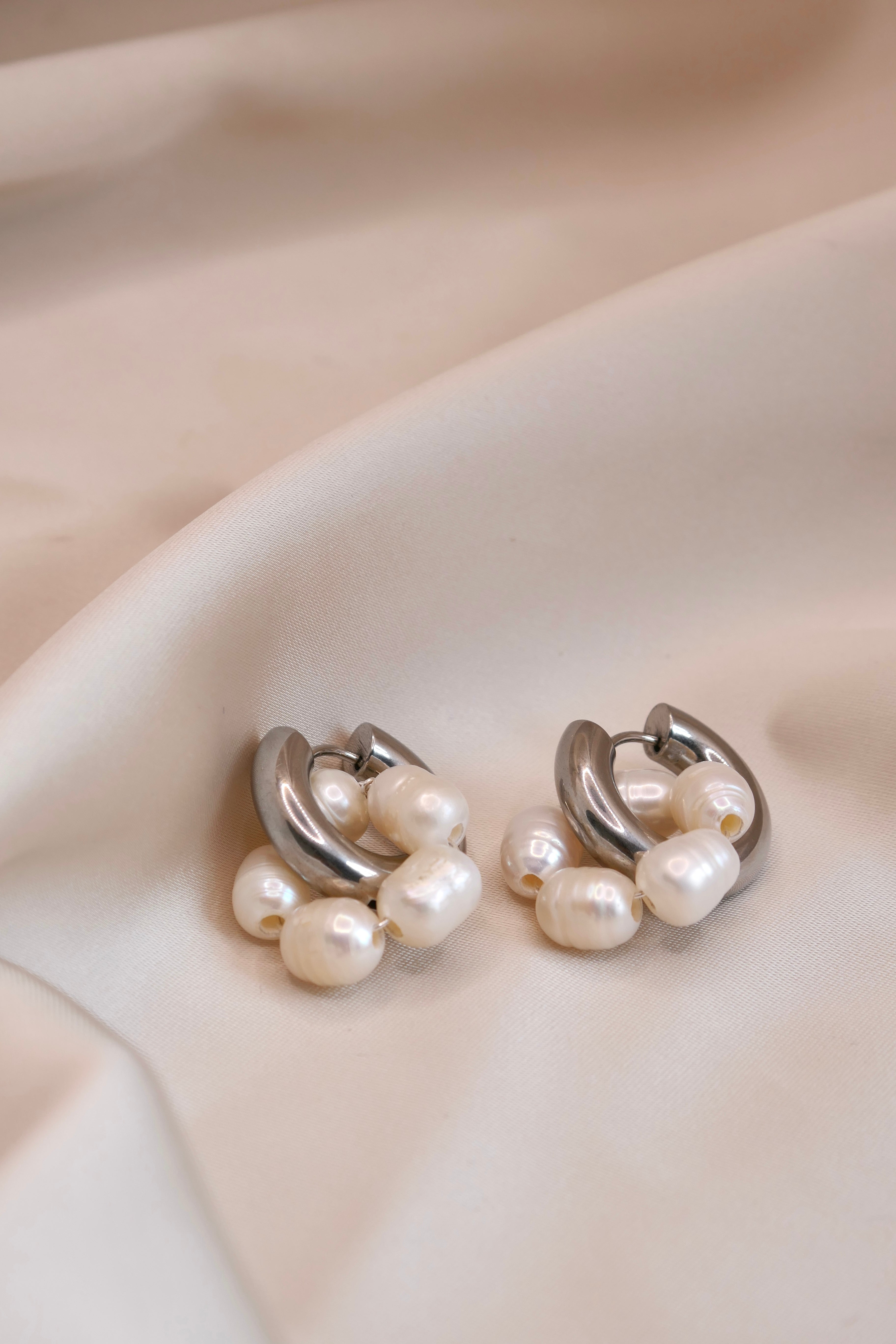 Boucles d’oreilles La Perla argent