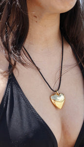 Collier Cœur Noir