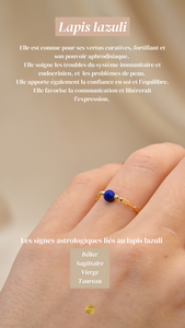 Bague Lapis lazuli