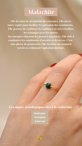 Bague Malachite