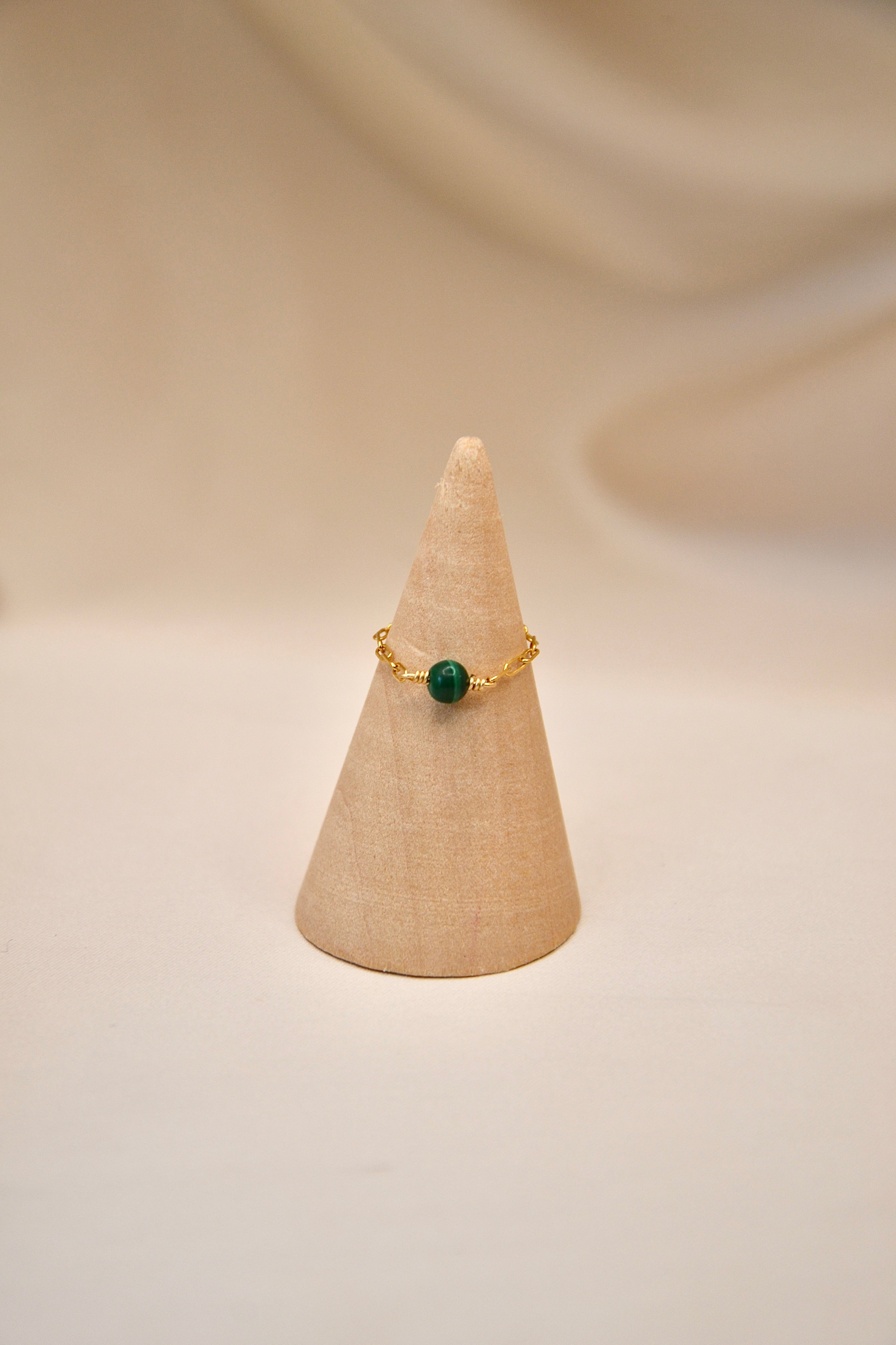 Bague Malachite