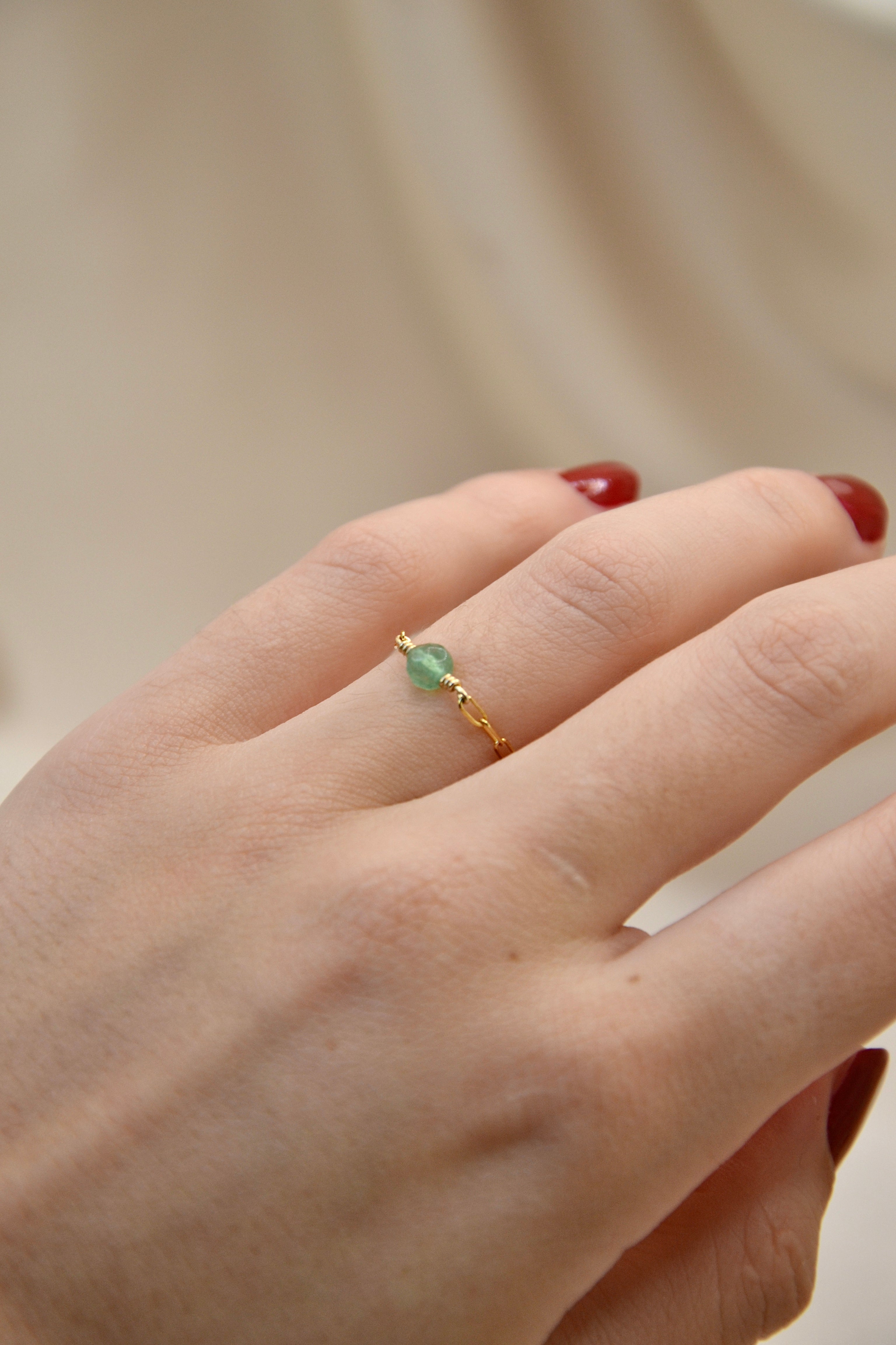 Bague Aventurine