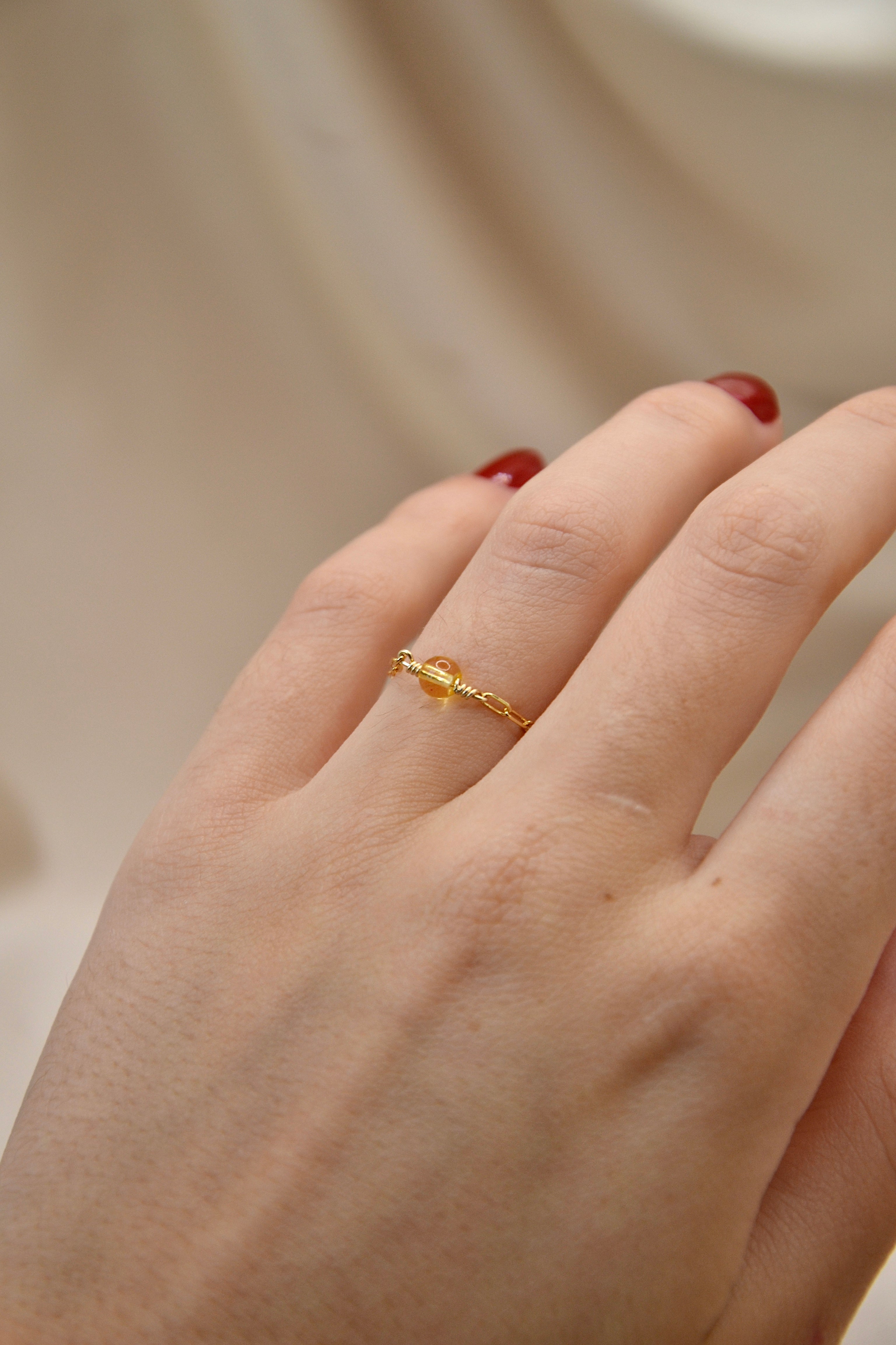 Bague Citrine