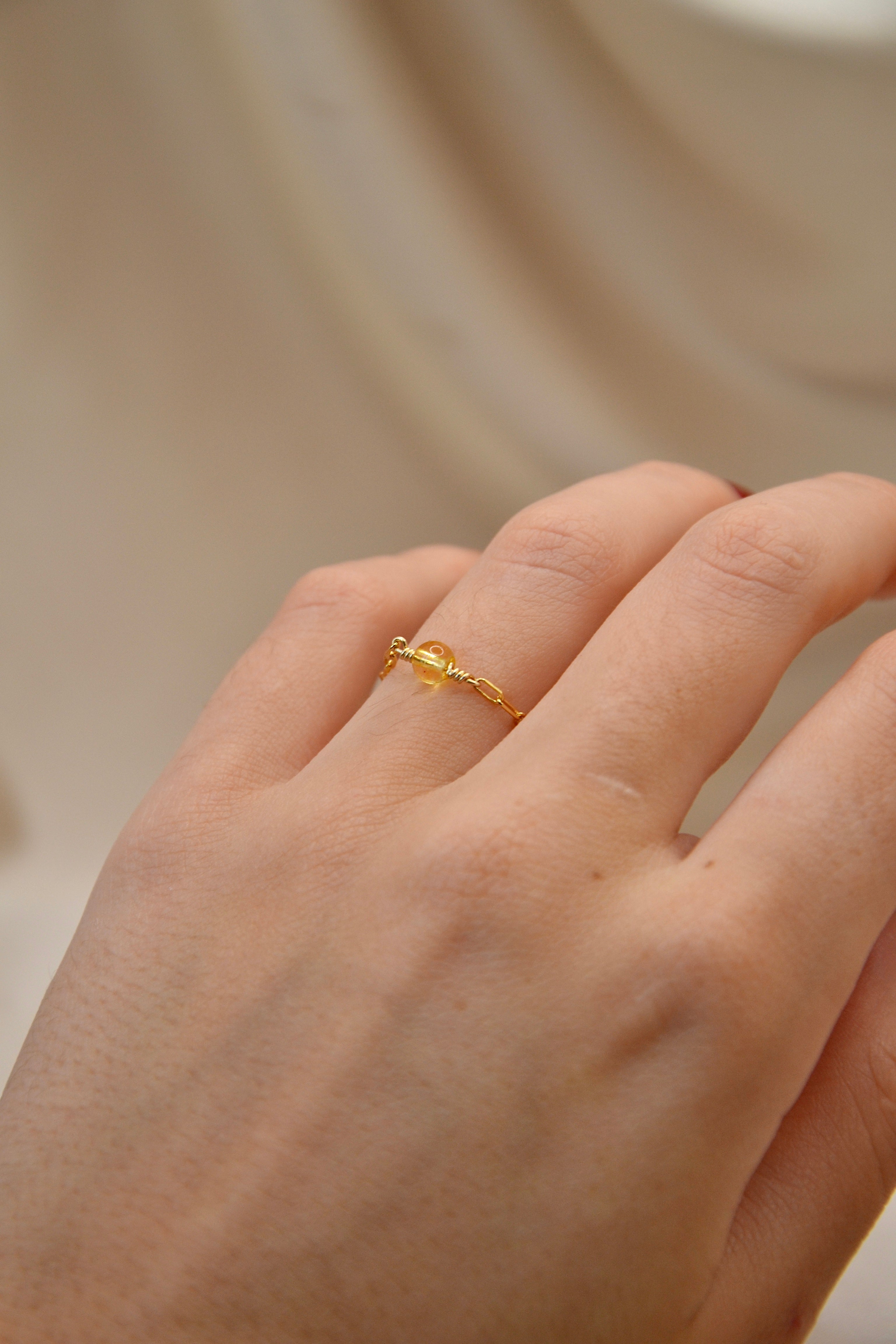 Bague Citrine