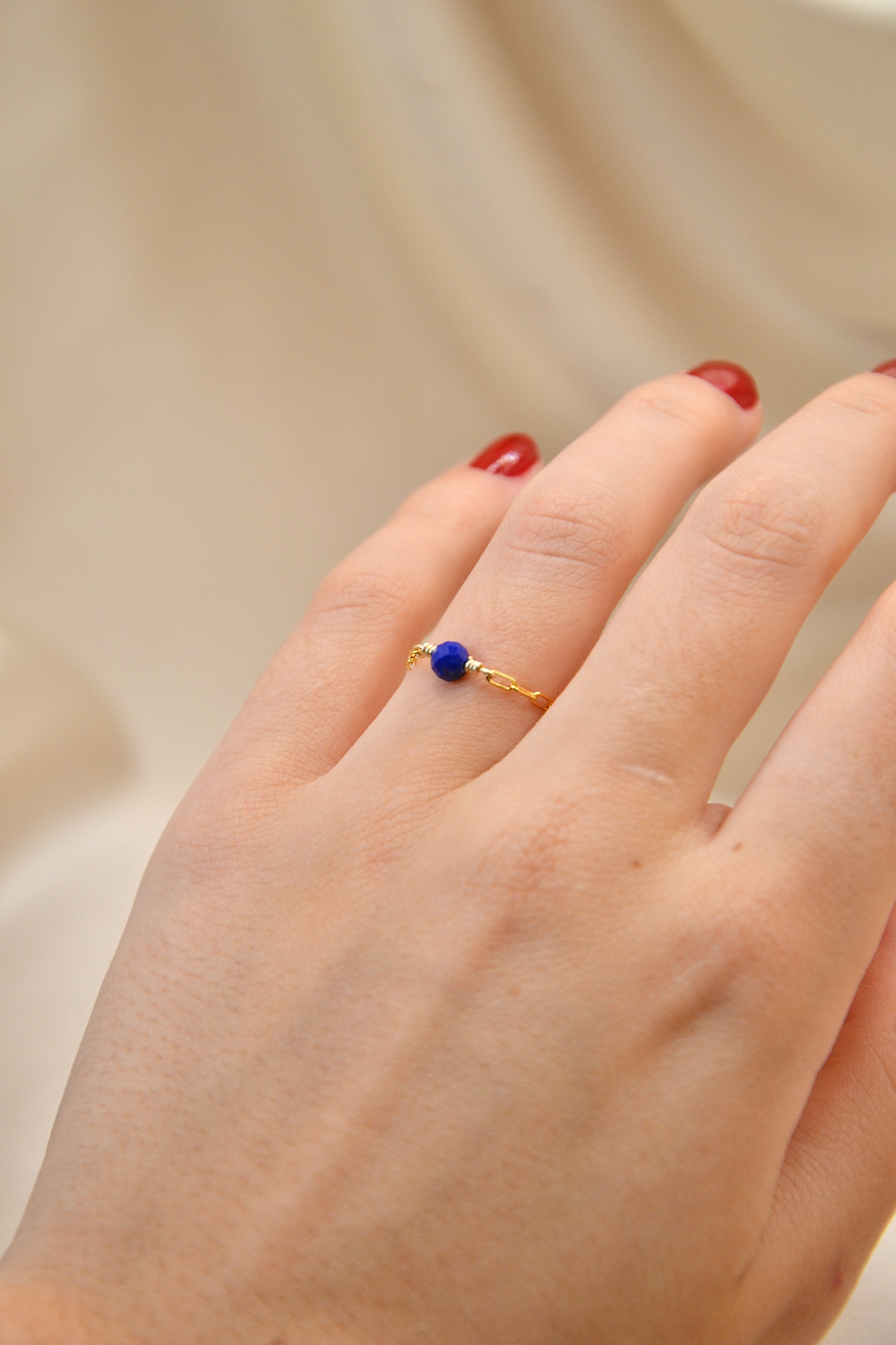 Bague Lapis lazuli Apolitana