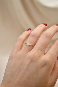 Bague Quartz rose