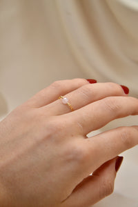 Bague Quartz rose