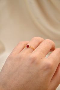 Bague Grenat