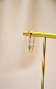 Boucles d'oreilles Aventurine