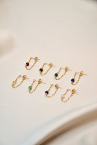 Boucles d'oreilles Citrine