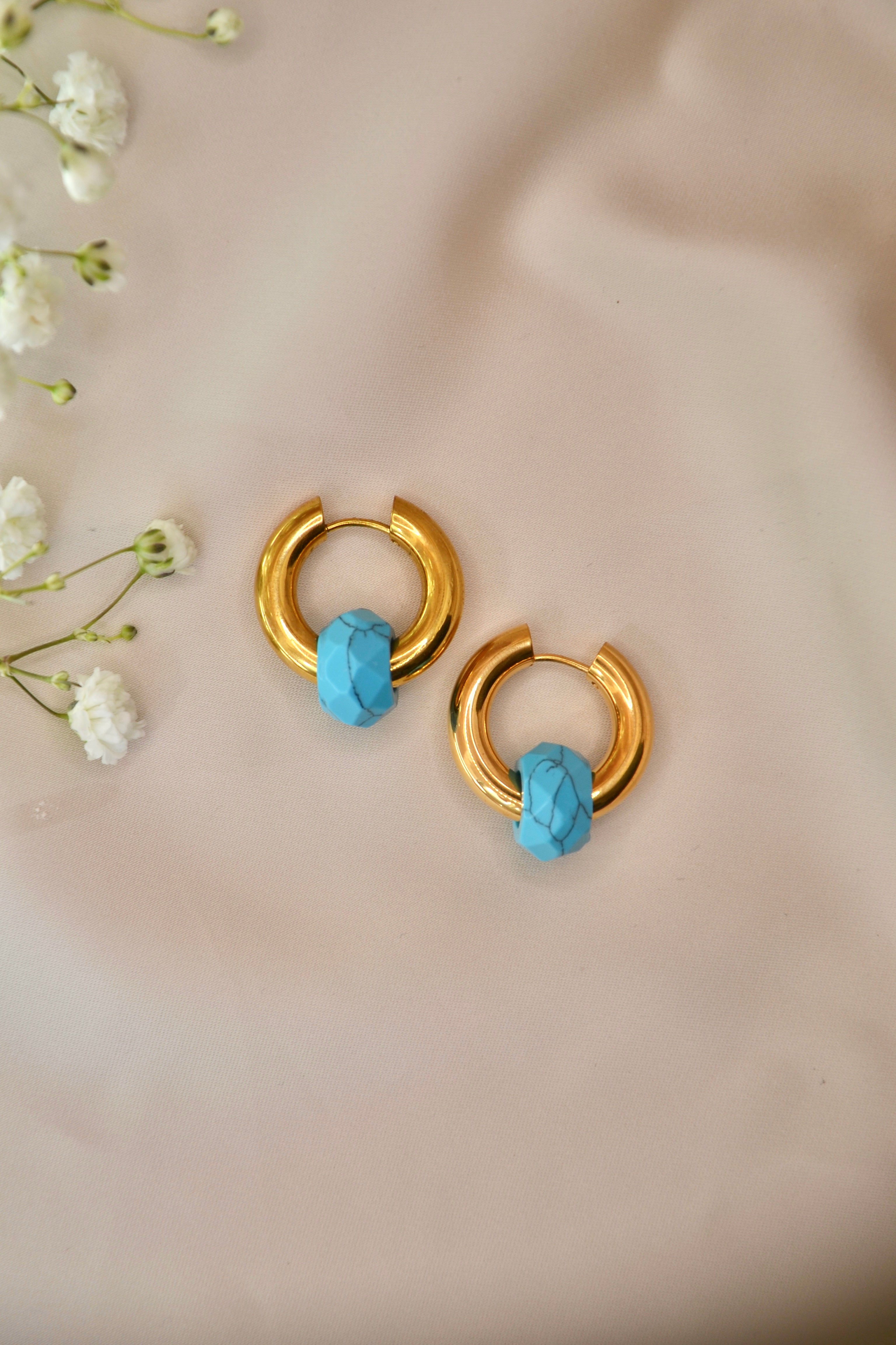 Boucles d'oreilles Baby blue