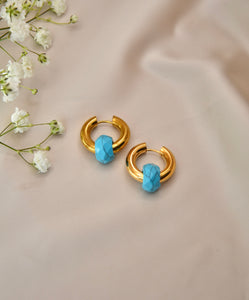 Boucles d'oreilles Baby blue