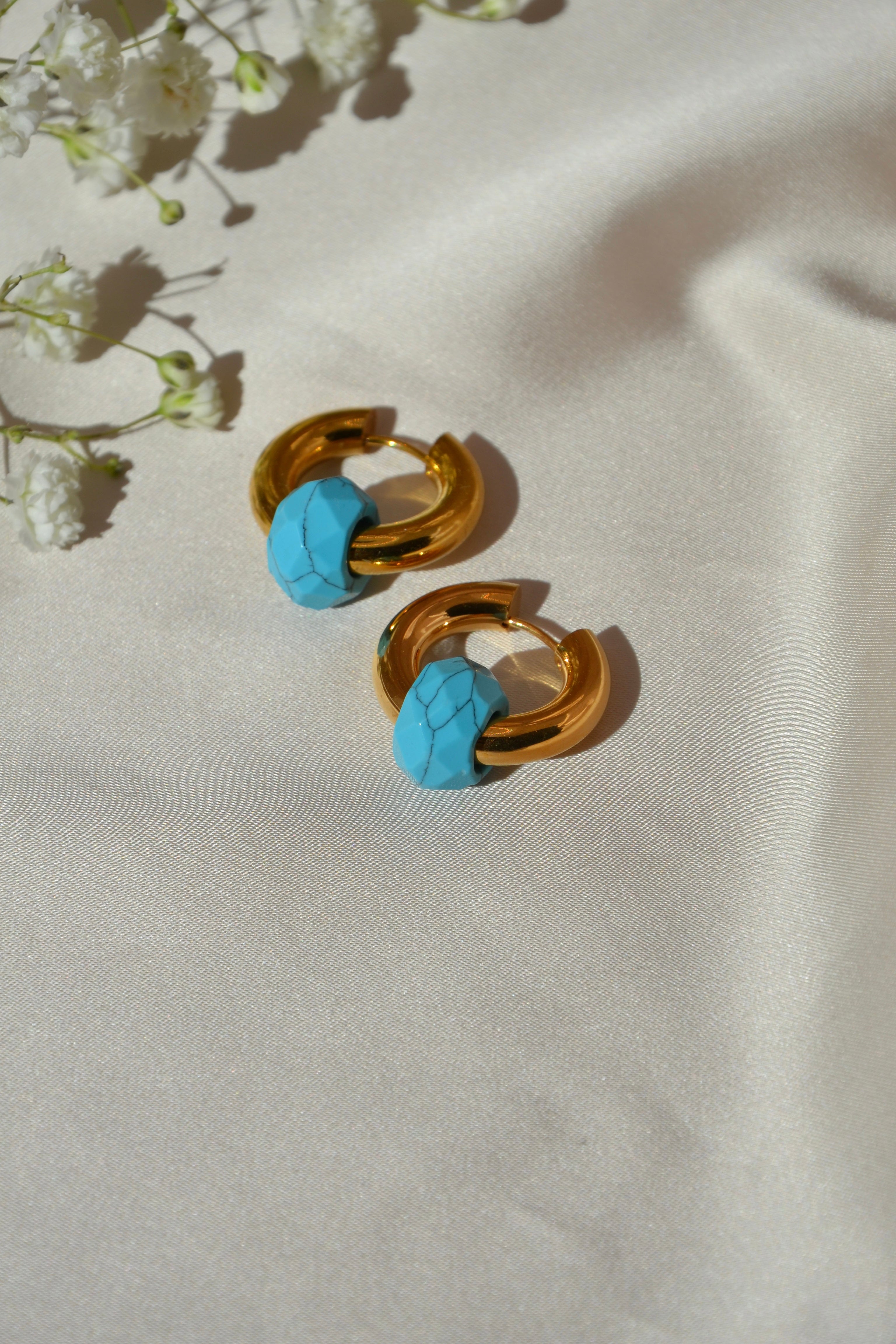 Boucles d'oreilles Baby blue