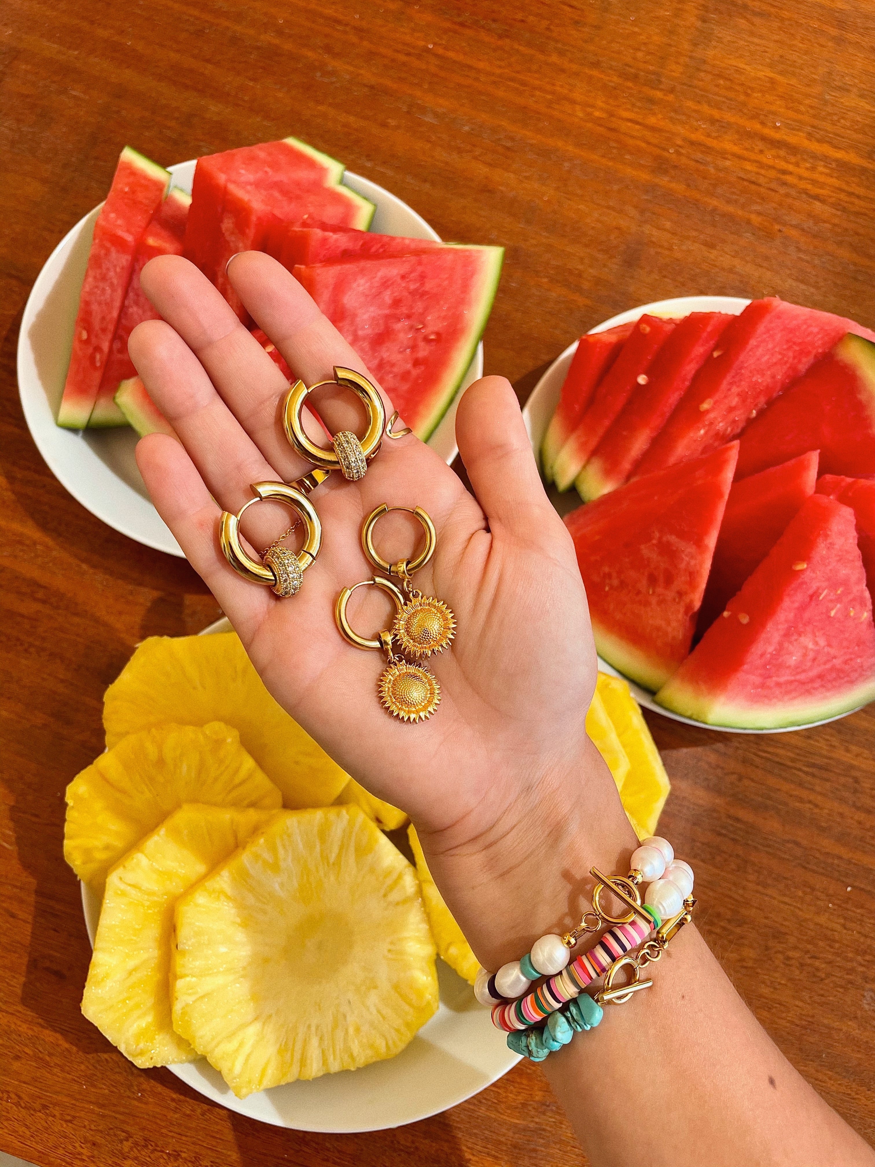 Boucles d'oreilles Sunflower