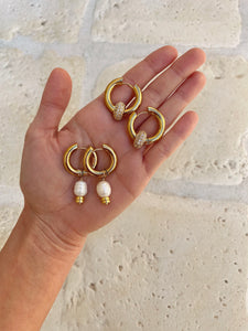 Nacre hoops