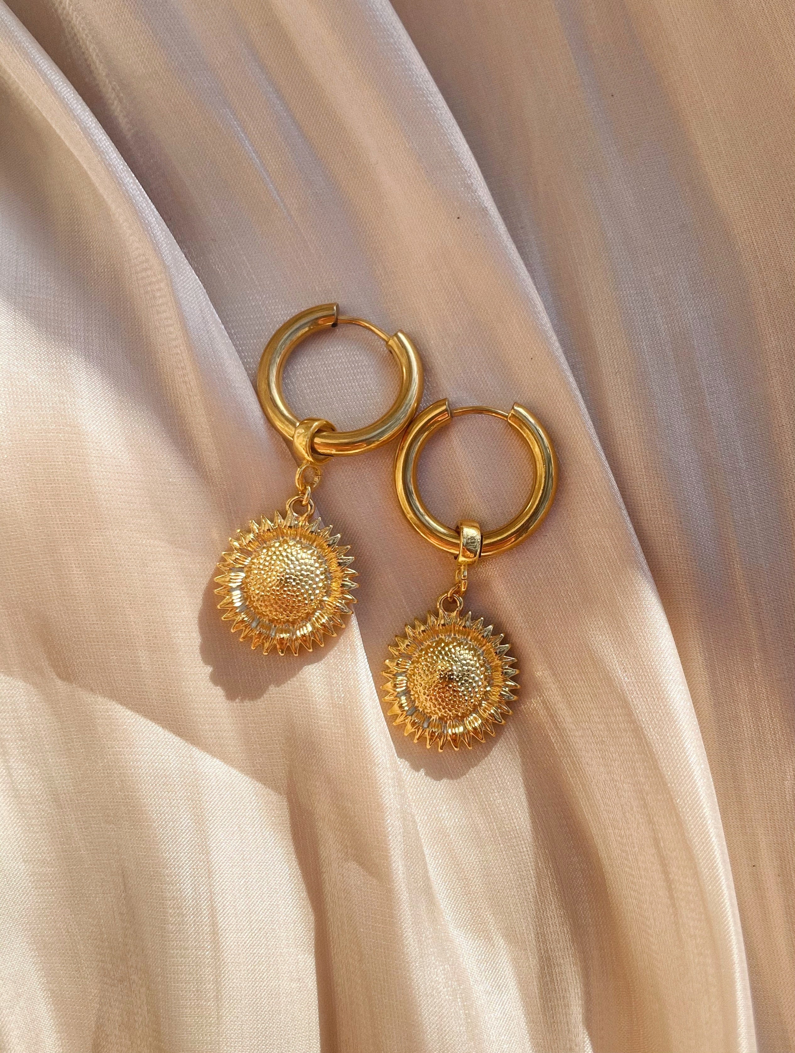 Boucles d'oreilles Sunflower